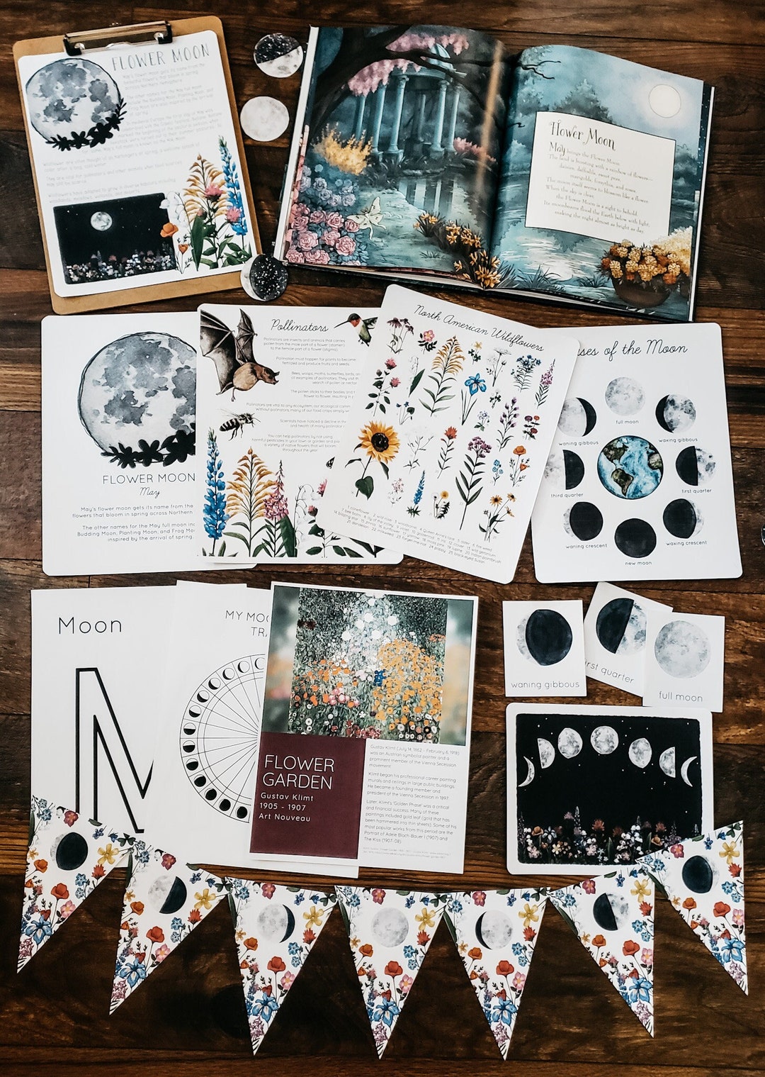 Flower Moon Mini Nature Study - Etsy