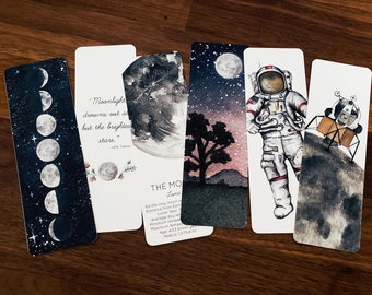 Our Moon Bookmarks Set of 6