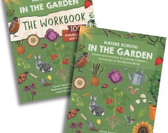 Nature School: In the Garden Book & Workbook Bundle