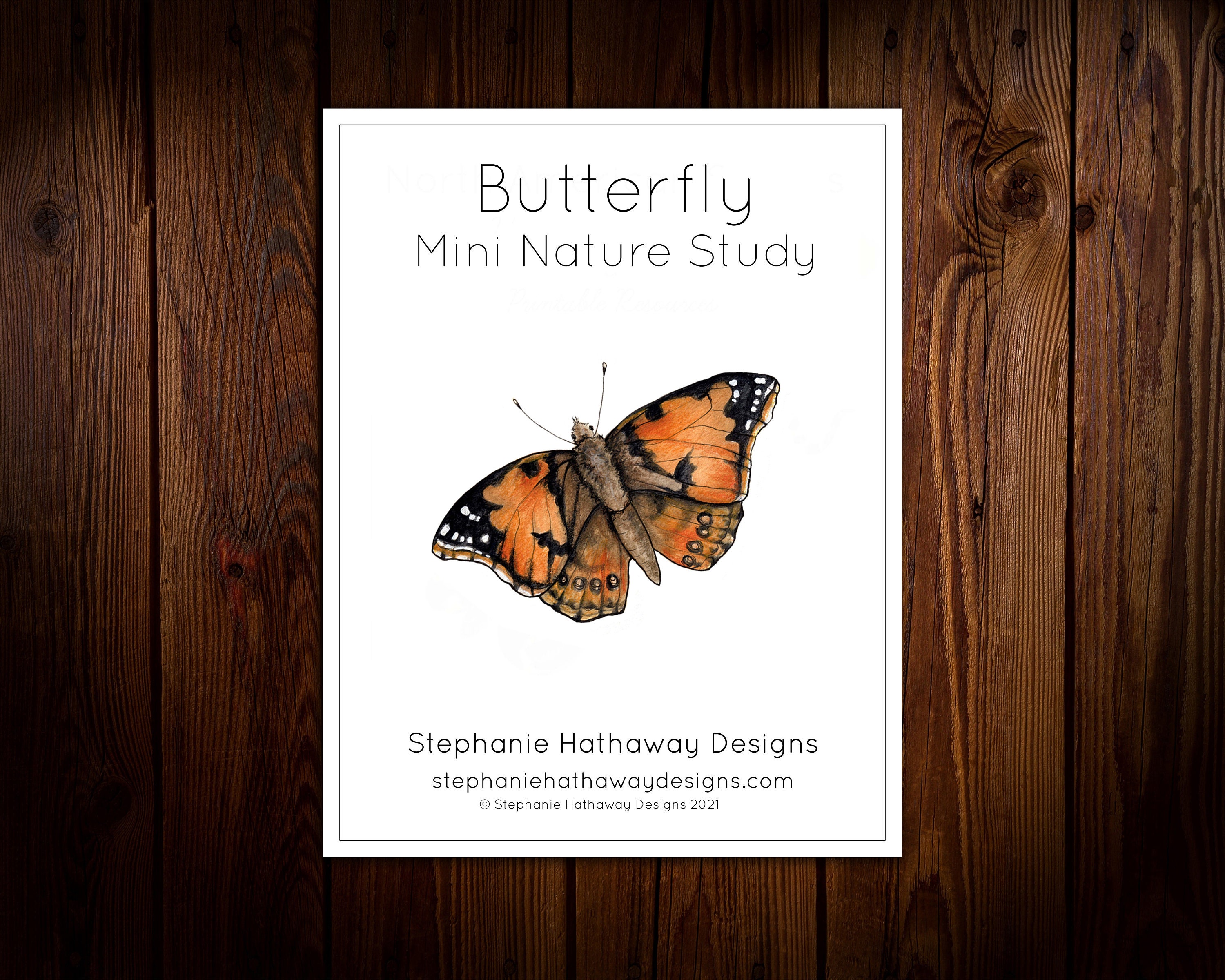 Butterfly Mini Nature Study - Etsy