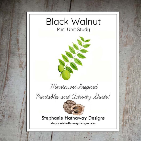 Black Walnut Mini Unit Study Bundle