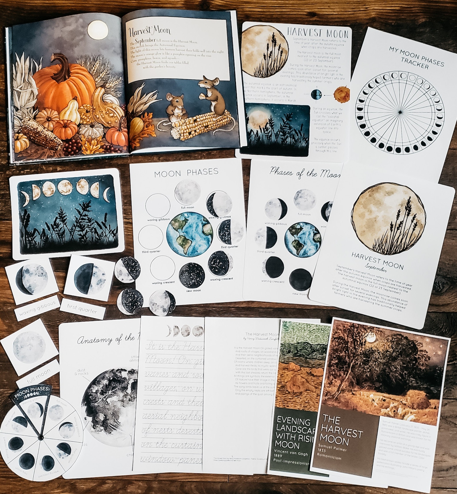 Harvest Moon Mini Nature Study - Etsy