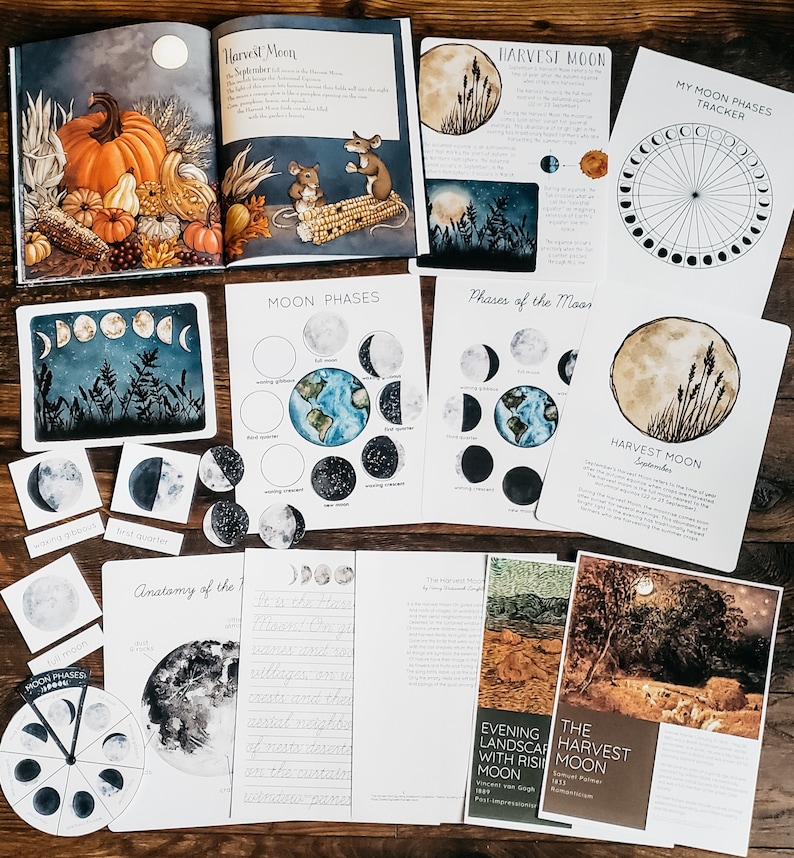 Harvest Moon Mini Nature Study - Etsy