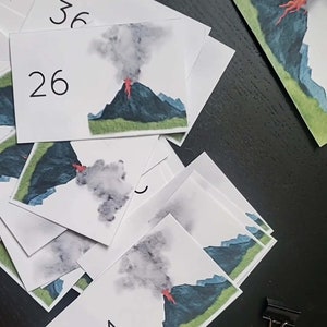 Volcanic Eruption Flip Book - Etsy