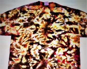 Fire Colored Tie Dye T-shirt / Tie Dye