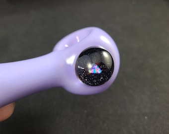 Purple Pipe / Space Opal / Glass Smoking Bowl / Girly Glass