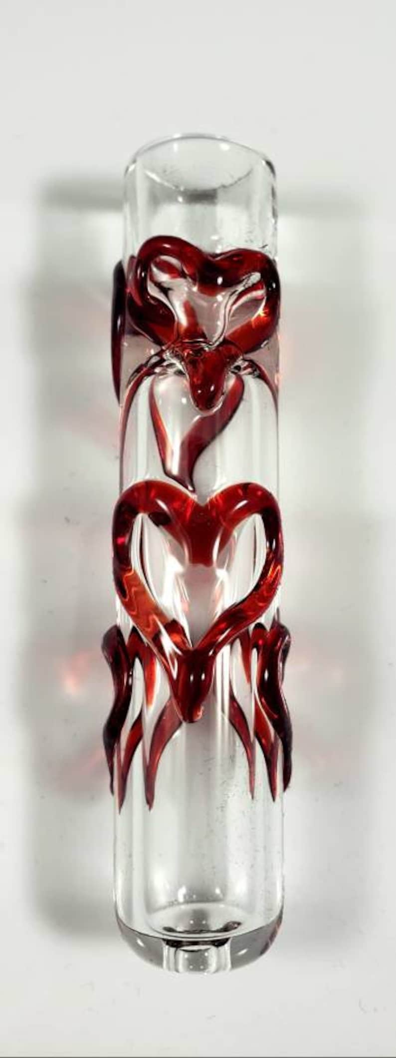 Heart Glass Pipe / Heart Bowl / Glass Pipe / Smoking Bowl / Etsy