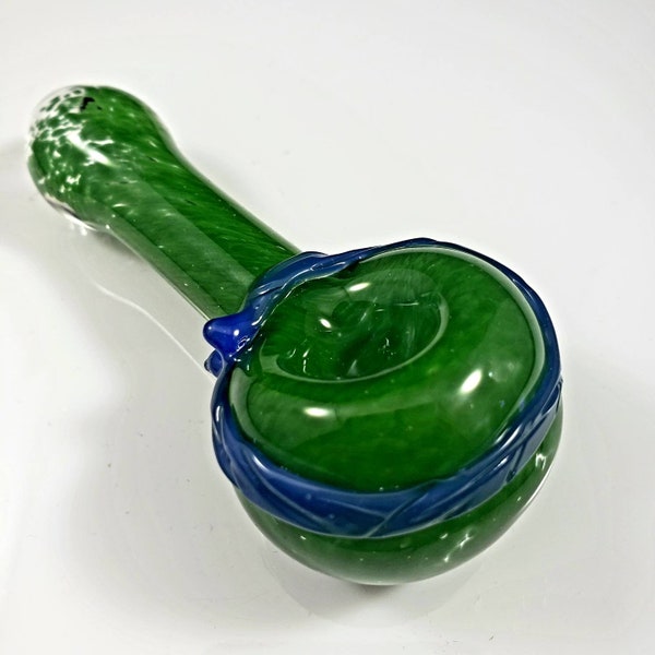 Ninja Pipe / Turtle Bowl / Leonardo / Glass Pipe / Smoking Bowl / Blue