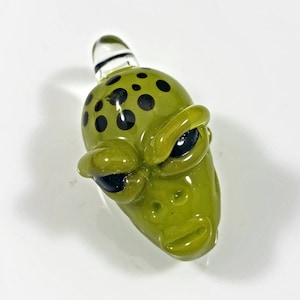 Alien Head-hanger / Alien-ketting / Buitenaards / Groen