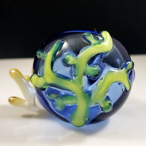 Coral Reef Pipe / Ocean Bowl / Sea Bowl / Glass Pipe / Smoking Bowl / Blue