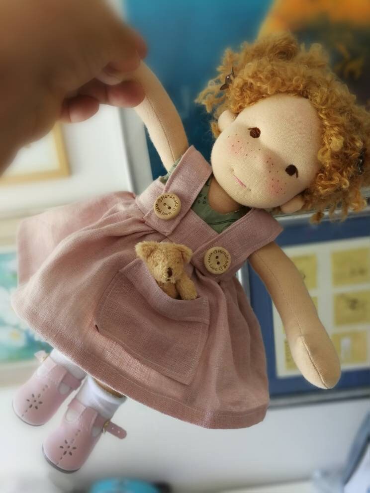 Muñeca Waldorf Carly con juego de ropa 12inch 32cm muñeca