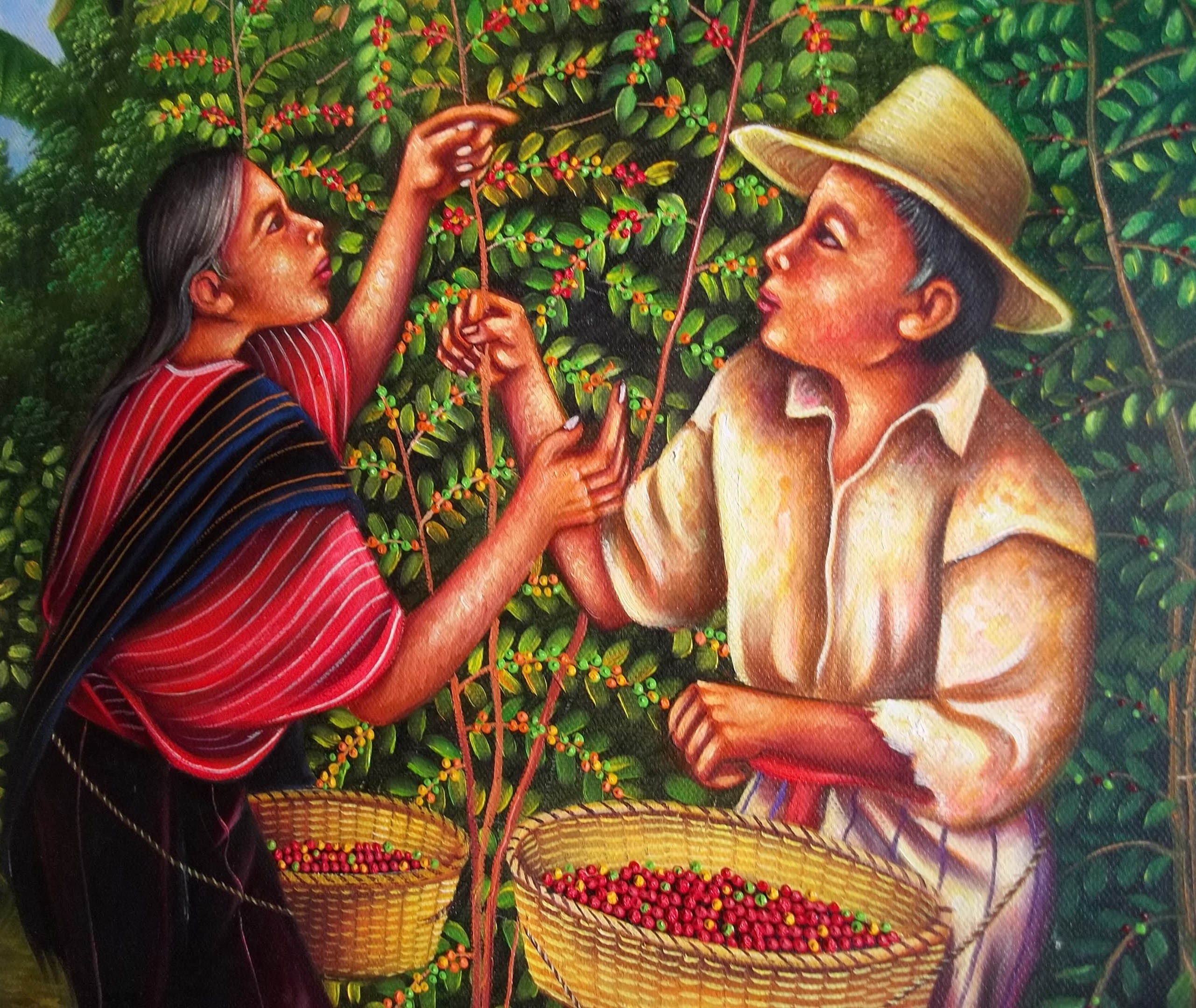 Guatemala Artist Mario Gonzalez Chavajay - Original Folk Art