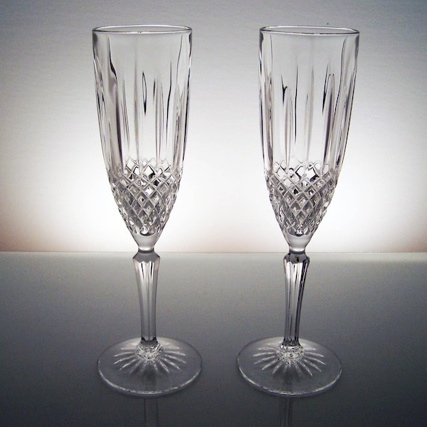 Antique Glass Champagne Etsy