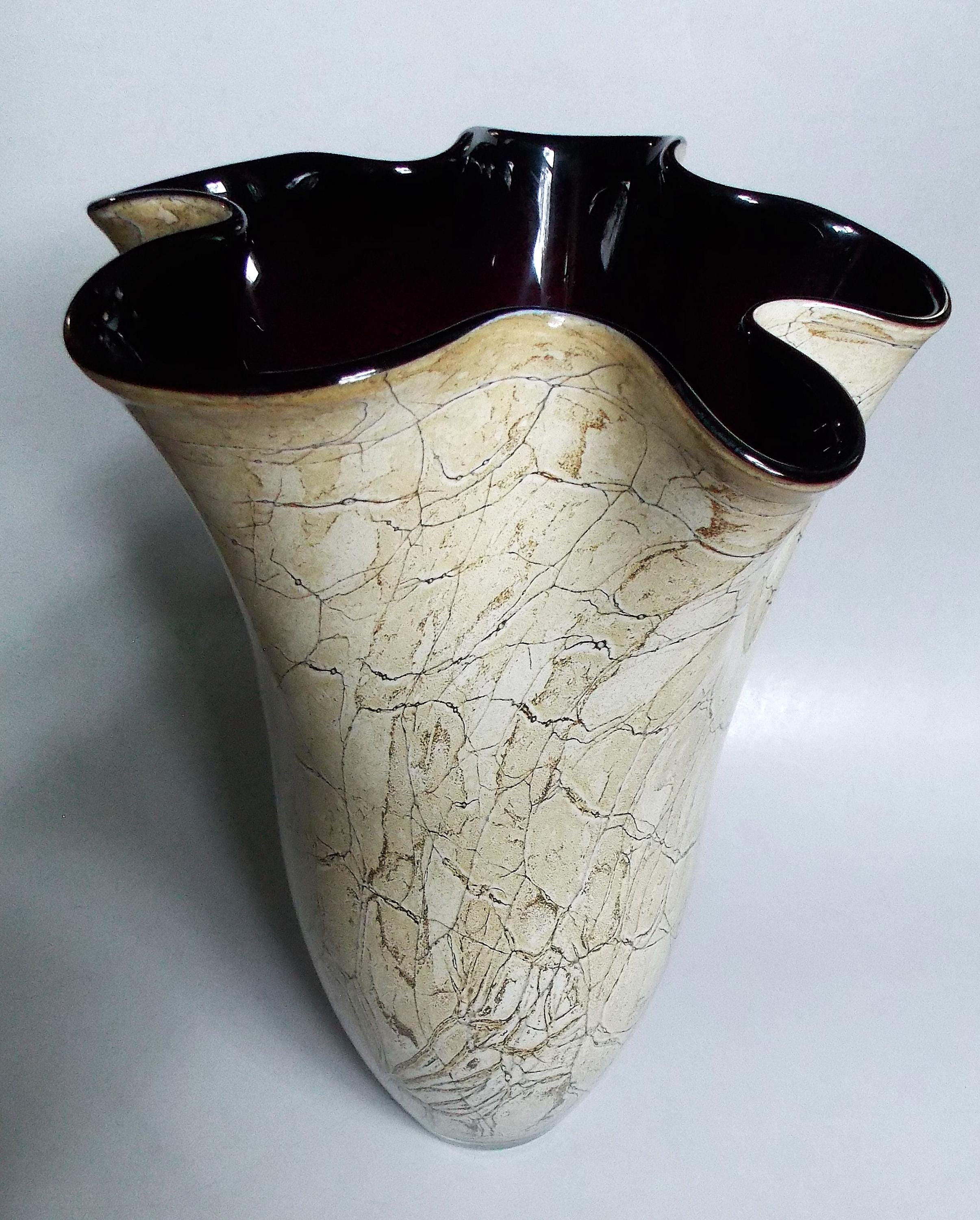 Jozefina Krosno Vase Blue - Etsy