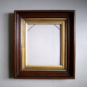 Victorian Wood Picture Frame - Antique Gilt/Gold Leaf for 10x12 Art or Photos
