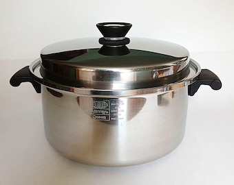 AMWAY QUEEN 18/8 Stainless Multi-ply Cookware 3 Quart & 2 Quart