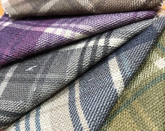 Tissu D'ameublement Georges Moutet - Vert Carreau Tartan - 5 Mètres - Neuf