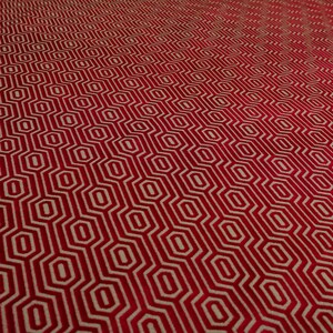 Geometric Velvet Jacquard Fabric Upholstery, Furniture, Seating, Chairs, Curtain, Cushion & Interior Design Soft Hard Wearing Quality Fabric image 7