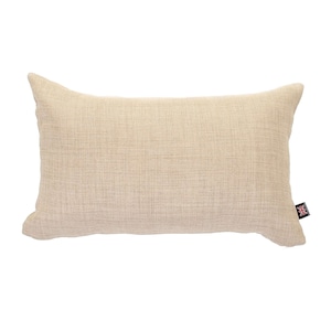 Quality New Soft Natural Linen Effect Chenille Cream Modern Plain Fabric Cushion - British Handmade - Cushion Cover Only