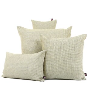 New Quality Soft Feel Woven Textured Chenille In Green Colour Fabric Designer Cushions- 4 sizes Available - Cushion Cover Only