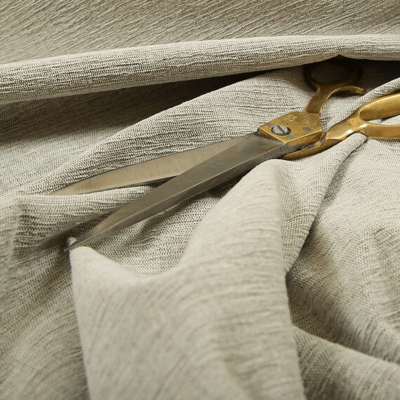 Chenille-Stoff In Nerzfarbe – Weich, Plüschig, 135 Cm Breit, Für Sofas, Vorhänge & Polster