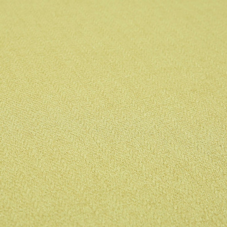 10 Metres Of Durable Soft Quality Herringbone Chenille Upholstery Fabric Yellow Colour For Interior Soft Furnishing Furniture Curtain Sofa image 3