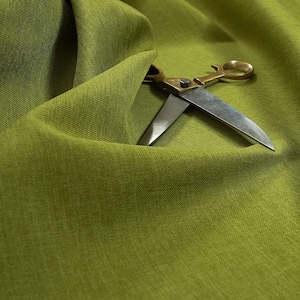 10 Metres Of Hard Wearing Linen Effect Like Chenille Upholstery Lime Green Fabric For New Furnishings Curtains Sofas Home Interior Textiles