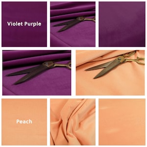 Super Soft Brushed Velvet Upholstery Fabric Curtains, Sofas, Seating, Cushions & Interior Design Soft Hard Wearing Plain Fabrics Per Metre image 5