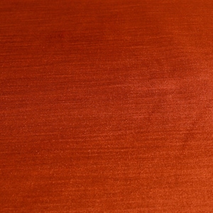 New Designer Quality Plain Silk French Shiny Velvet Upholstery Curtain Furnishing Fabric In Orange Colour - Sold By The 10 Metres Fabrics
