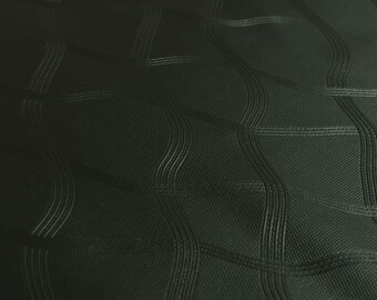 Modern Swirl Embossed Plan Pattern Faux Leather Upholstery Crafting Accessories Fabric