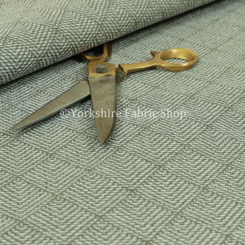 Sold By The 10 Metre Length Fabric Flame Treated Semi Plain Chenille Textured Silver Furniture Upholstery Fabric