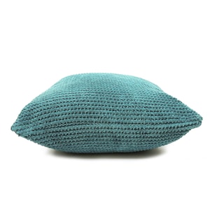 New Soft Corduroy Wave Ripple Effect Textured Pattern Fabric Cushion TealColour- 4 Sizes Available - Cushion Cover Only - British Made