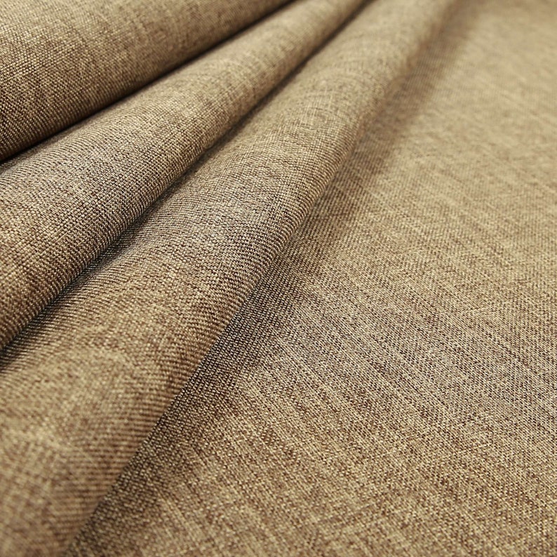 Hard Wearing Linen Effect Upholstery Fabric for Curtains - Etsy UK