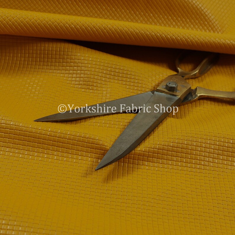 Mini Quilted Textured Plain Durable Leather In Yellow Vinyl Upho Mini Quilted Textured Plain Durable Leather In Yellow Vinyl Upho