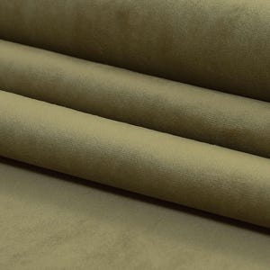 Soft Flock Moleskin Velvet Upholstery Fabric For Sofas, Furniture, Curtains, Cushions & Interiors Hard Wearing Plain Fabric Buy Per Metre image 3