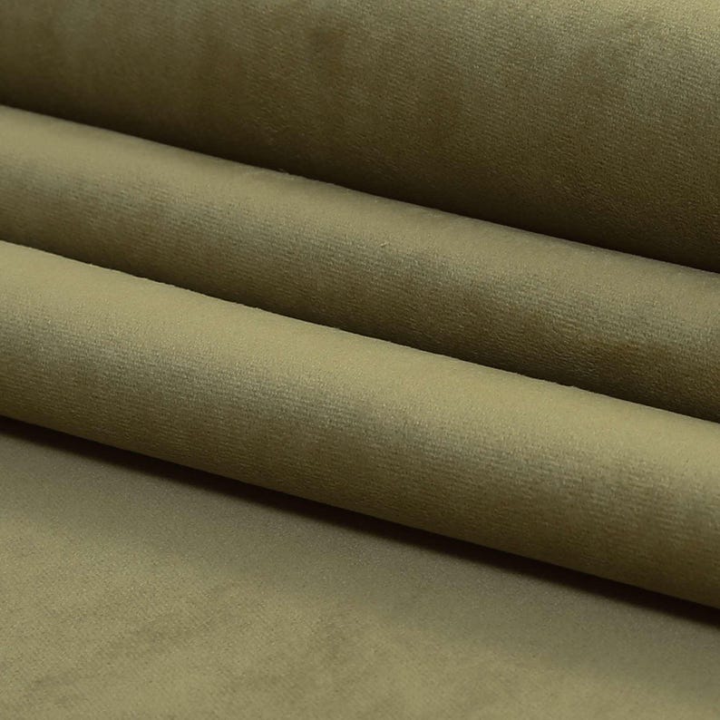 Soft Flock Moleskin Velvet Upholstery Fabric For Sofas, Furniture, Curtains, Cushions & Interiors Hard Wearing Plain Fabric Buy Per Metre image 3