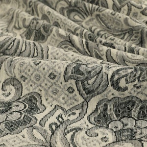 Qualität weiche orientalische Blumenmuster graue Farbe Design Polsterstoff - verkauft durch die 10 Meter