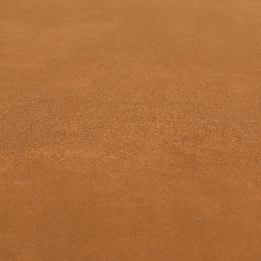 New Soft Quality Durable Faux Suede Feel Leather Tan Brown Etsy