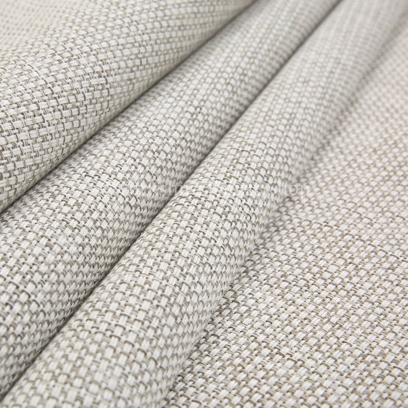 10 Metres Of Quality Hopsack Weave Material Chenille Upholstery Fabric White Colour For Soft Furnishings Sofas Curtains Home Interior