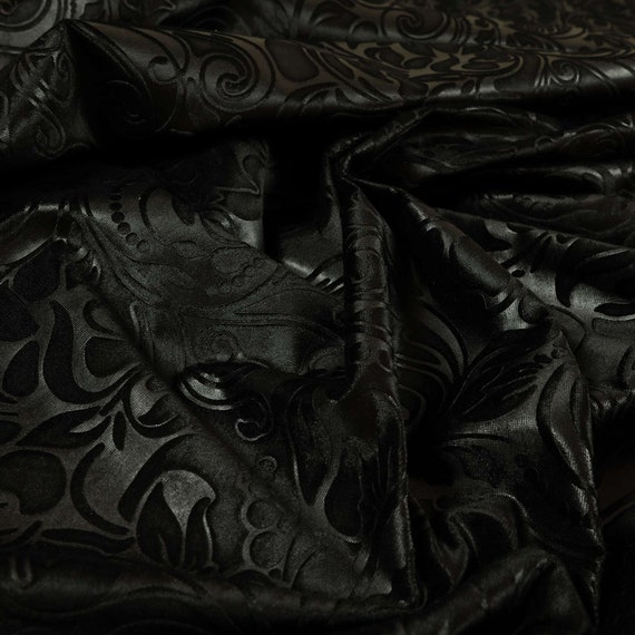 Classic Black Velvet Fabric