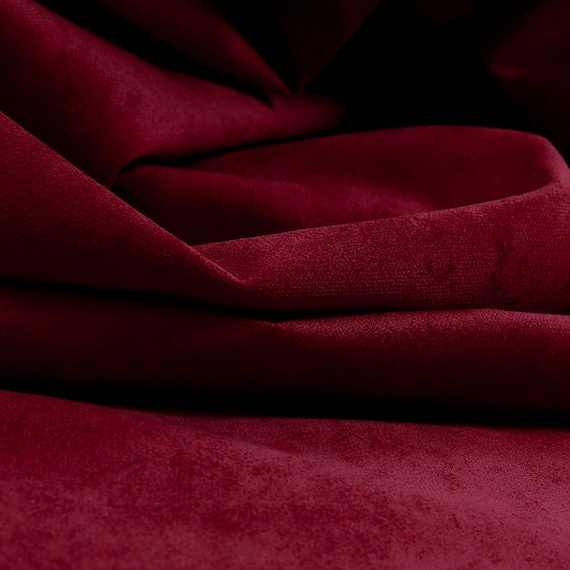Red Panne Velvet Fabric  Velvet fabric, Velvet, Red velvet chair