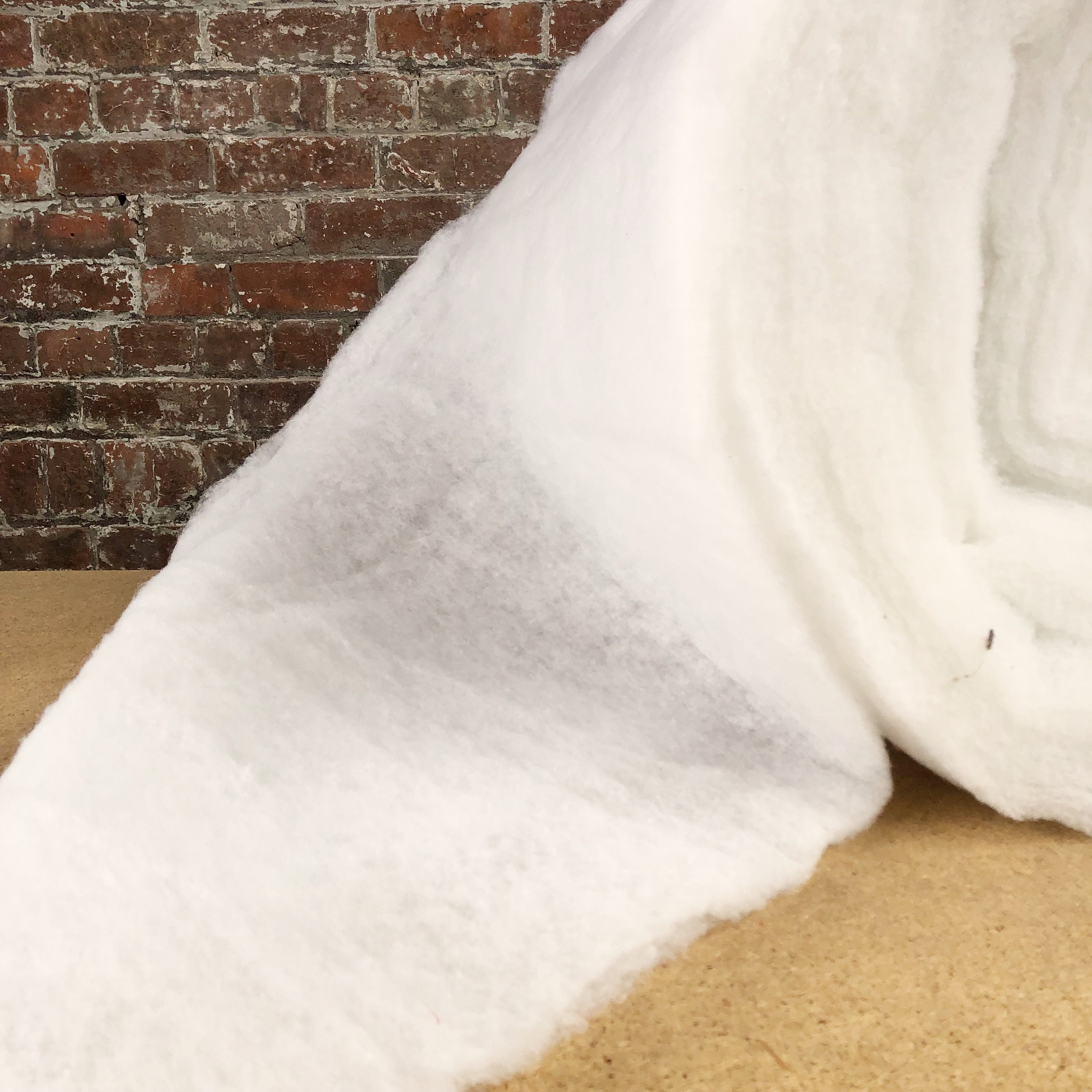 FoamRush Bonded Polyester Batting/Dacron Cut to Size 0.5 x 11 Diameter  (Pre-Cut Round)