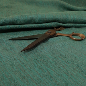 New Furnishing Fabrics Beautifully Woven Soft Textured Semi Plain Chenille Material Blue Upholstery Fabrics
