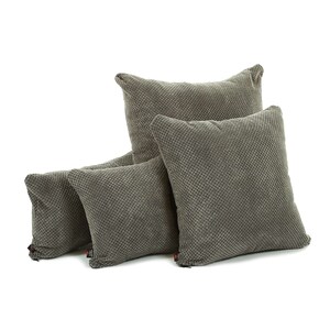 New Soft Spotted Corduroy Fabric Cushion In Grey Colour - 4 Sizes Available - Cushion Cover Only - British Handmade