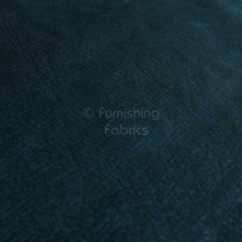 New Furnishing Upholstery Luxury Quality Soft Textured Velvet Fabric In Blue Colour For Sofas Curtains Sold By The Metre