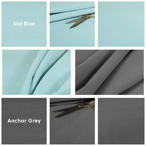 Super Soft Brushed Velvet Upholstery Fabric Curtains, Sofas, Seating, Cushions & Interior Design Soft Hard Wearing Plain Fabrics Per Metre image 11