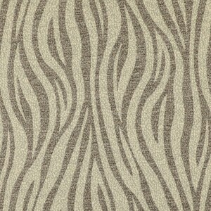 Può includere: Un tessuto beige e marrone con un motivo a strisce zebrate. Il tessuto ha un aspetto tessuto e testurizzato.