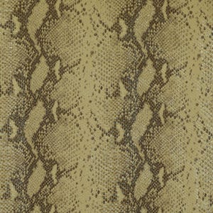 Snakeskin Vinyl Faux Leather Upholstery Fabric For Furniture, Sofas, Vehicle Trimmings & Accessories Hard Wearing Animal Print Vinyl Peanut Brown