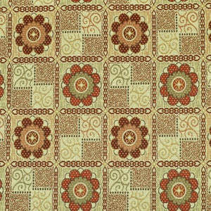 Bunte Rot Grün Chenille Polster Vorhang Stoff Patchwork Blumenmuster