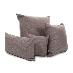 New Thick Woven Hopsack Textured Cushion In Lilac Colour - 4 Sizes Available - Cushion Cover Only - British Handmade